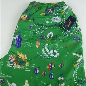 Polo Ralph Lauren Hawaiian Getaway Swim Trunks NWT